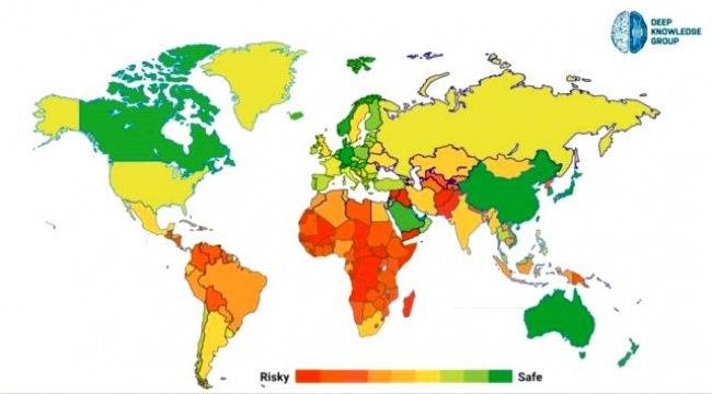 Dünyanın konuştuğu koronavirüs haritası