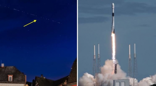 Elon Musk'un sahibi olduğu SpaceX 60 Starlink uydusu daha uzaya gönderdi