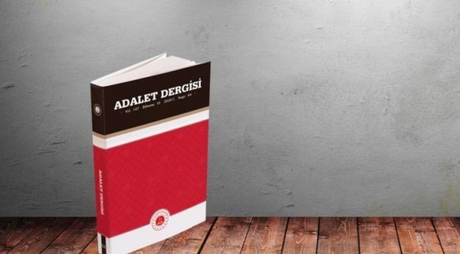 Adalet Dergisi 65'inci Sayı Duyurusu