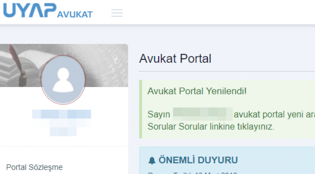 UYAP Avukat Portalı en çok sorulan sorular ve cevapları