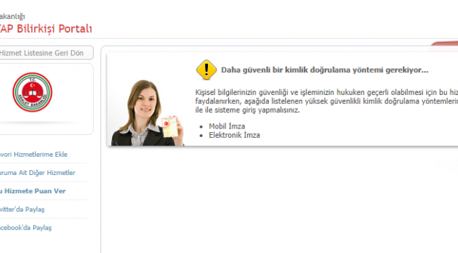 UYAP Bilirkişi Portal giriş ekranı