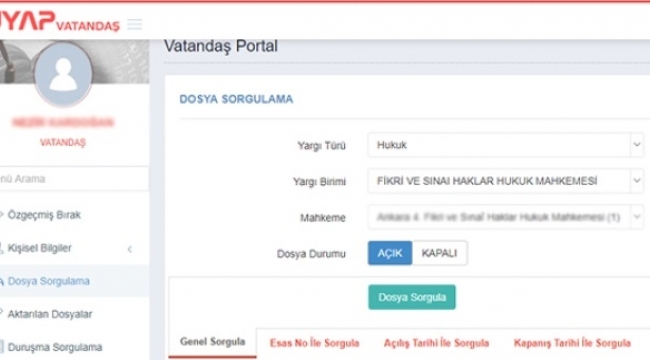 UYAP Vatandaş Portal ile ilgili genel tanımlar