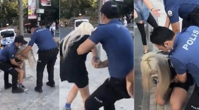 İstanbul'da kadına sert müdahale eden polisler görevlerine iade edildi