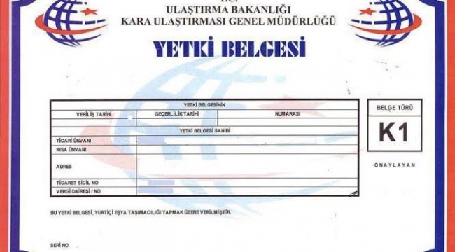 K1(Ö) Yetki Belgesi nasıl alınır?