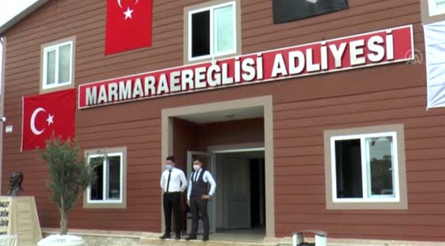 Marmaraereğlisinde yeni adliye binası hizmete girdi