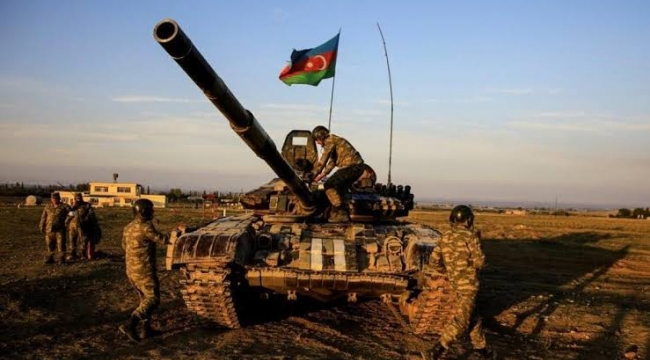 Azerbaycan ordusu Laçin'e girdi