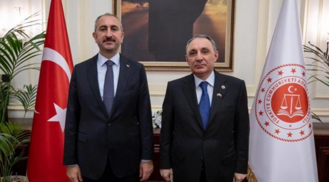 Abdulhamit Gül, Azerbaycan Cumhuriyeti Başsavcısı Kamran Aliyev ile görüştü