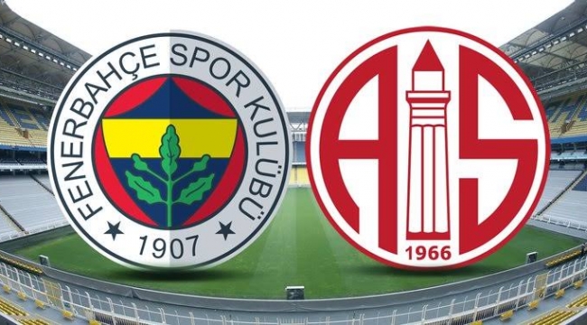 Fenerbahçe - Antalyaspor maçı (canlı izle)