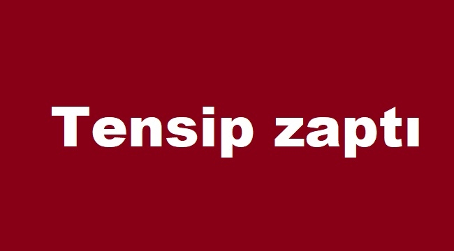 Tensip zaptı kelime anlamı nedir?