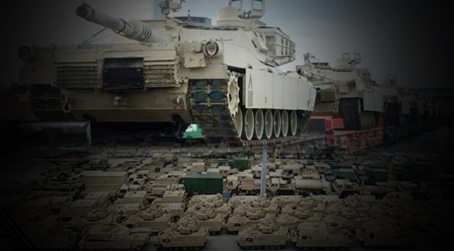 ABD, Türkiye sınırına tank ve helikopter yığıyor