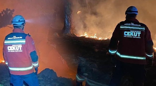2 infaz koruma memuru orman yangınını söndürürken yaralandı