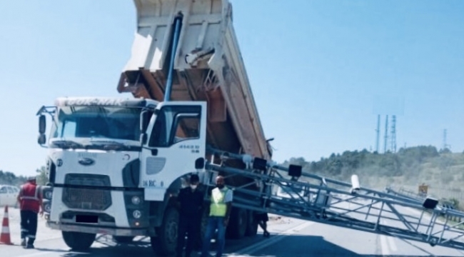 Kandıra kampüs cezaevi girişinde kaza