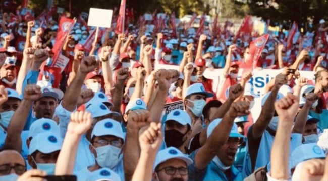 Yetkili sendikanın mitingi hayal kırıklığı yaşattı