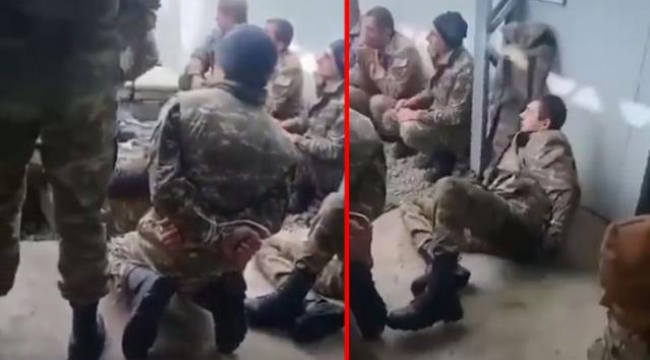 Yakalanan Ermenistan askerlerin görüntüleri paylaşıldı