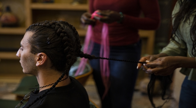 Başkentteki Afrika Kültür Evi'nde Afrika saç örgüsü tanıtıldı