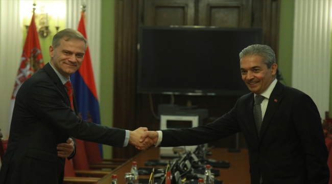 Belgrad Büyükelçisi Aksoy, Sırbistan Parlamentosu Dışişleri Komisyonu Başkanı ile görüştü