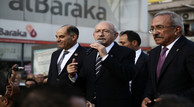 CHP Genel Başkanı Kılıçdaroğlu, Osmaniye'de esnafı ziyaret etti
