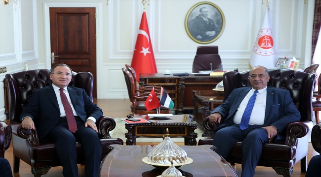 Adalet Bakanı Bozdağ, Filistin Adalet Bakanı Shalaldeh ile görüştü