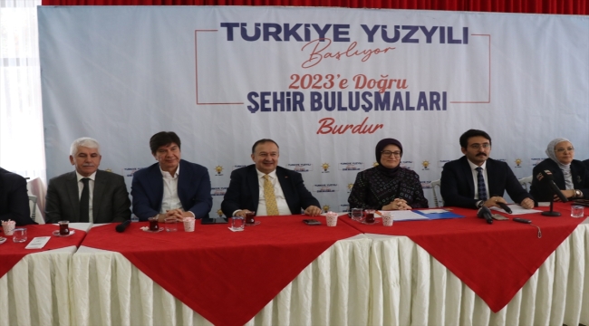 AK Parti Genel Başkan Yardımcısı Uygur Burdur'da konuştu