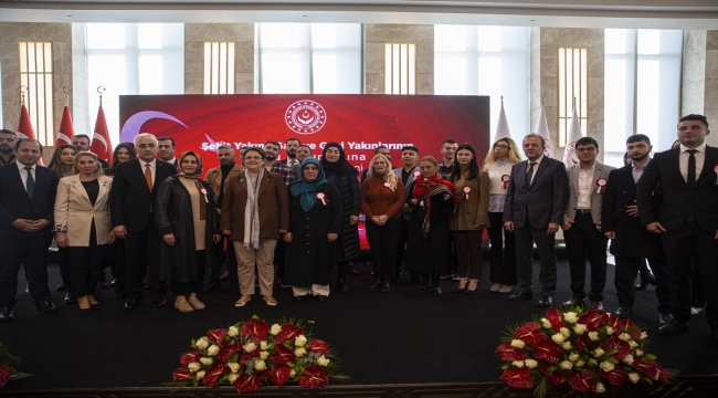 Bakan Yanık, Şehit Yakını, Gazi ve Gazi Yakınlarının Kamu Kurumlarına Atama Kura Töreni'nde konuştu