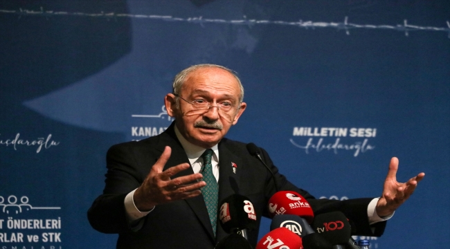 CHP Genel Başkanı Kılıçdaroğlu, Kilis'te konuştu