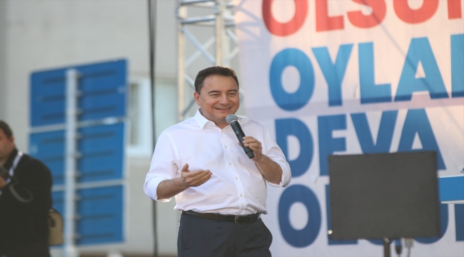 DEVA Partisi Genel Başkanı Babacan, Denizli'de vatandaşlara seslendi
