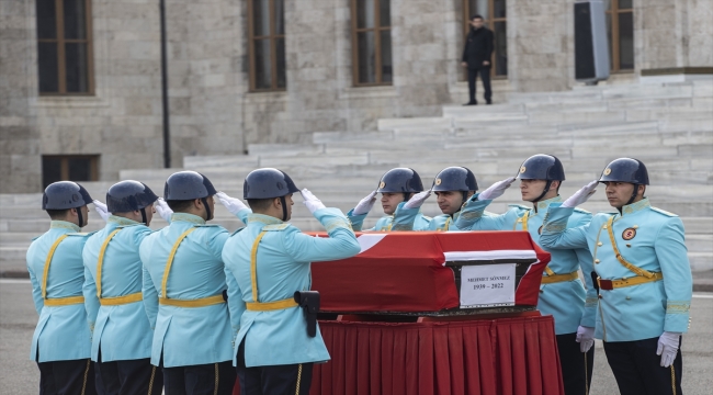 Eski milletvekili Mehmet Sönmez için TBMM'de cenaze töreni düzenlendi 