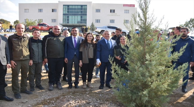 Güneydoğu'da "Milli Ağaçlandırma Günü" kapsamında fidanlar toprakla buluştu