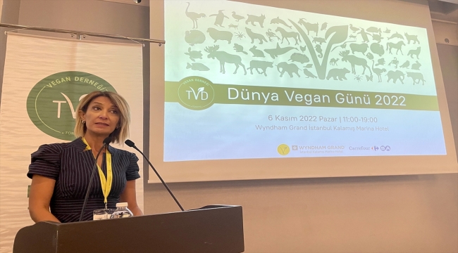 İstanbul'da "Dünya Vegan Günü" etkinliği düzenledi