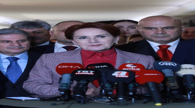 İYİ Parti Genel Başkanı Akşener, ESİAD ziyaretinde konuştu