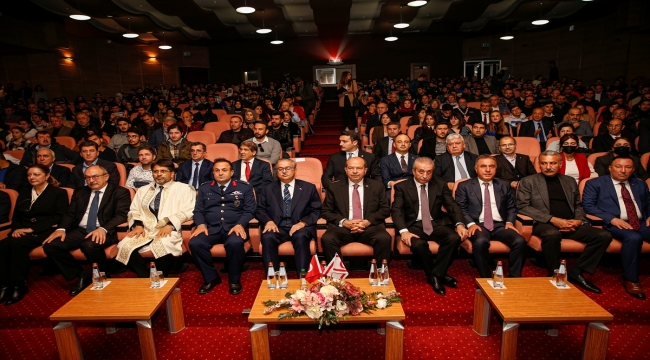 KKTC Cumhurbaşkanı Tatar, Diyarbakır'da "Mavi Vatan ve Kıbrıs" konferansına katıldı 