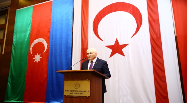KKTC'nin 39. kuruluş yıl dönümü Azerbaycan'da kutlandı