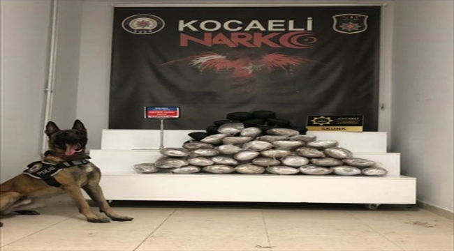 Kocaeli'de 32 kilogram uyuşturucu ele geçirildi