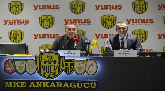 MKE Ankaragücü Kulübü, Yunus Marketler Zinciri'yle sponsorluk anlaşması imzaladı