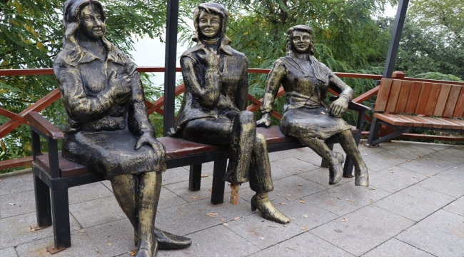 Ordu'da "üç kız heykeli" yine tahrip edildi