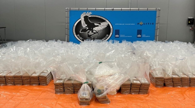 Rotterdam Limanı'nda 2 ton 814 kilogram kokain ele geçirildi