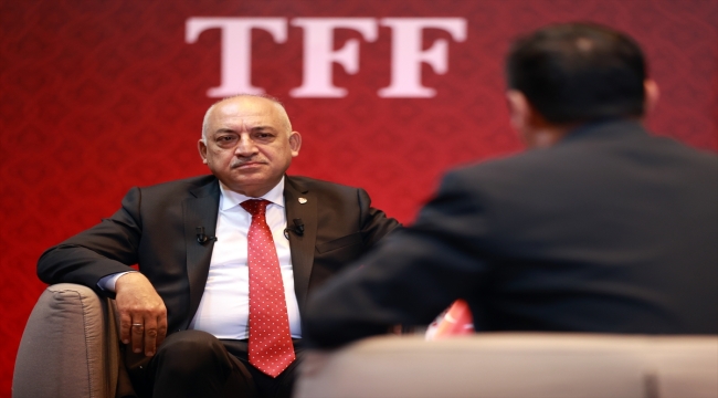 TFF Başkanı Mehmet Büyükekşi, AA Spor Masası'na konuk oldu