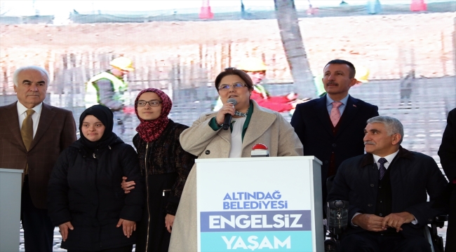 Bakan Yanık, Altındağ Belediyesi Engelsiz Yaşam Merkezi Temel Atma Töreni'nde konuştu