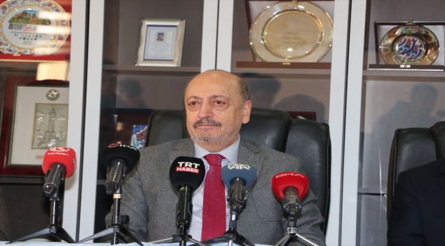 Çalışma ve Sosyal Güvenlik Bakanı Bilgin, Erzurum'da iş insanlarıyla buluştu