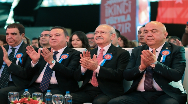 CHP Genel Başkanı Kılıçdaroğlu, Antalya'da toplu açılış törenine katıldı