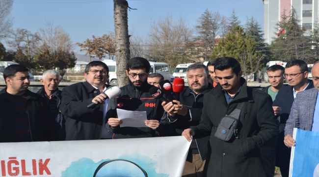 Çin'in Sincan Uygur Özerk Bölgesi politikaları Afyonkarahisar ve Karaman'da protesto edildi