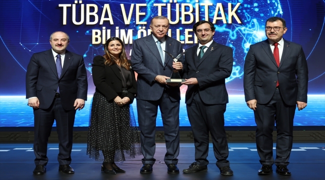 Cumhurbaşkanı Erdoğan, "TÜBİTAK ve TÜBA Bilim Ödülleri Töreni"nde konuştu