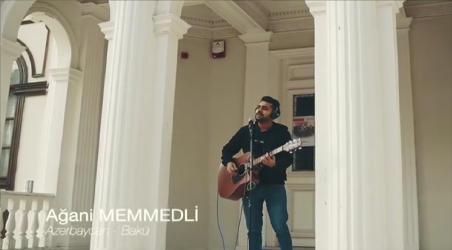 Edirne'de yabancı öğrencilerin tarihi mekanlarda türküler seslendirdiği video klip hazırlandı 