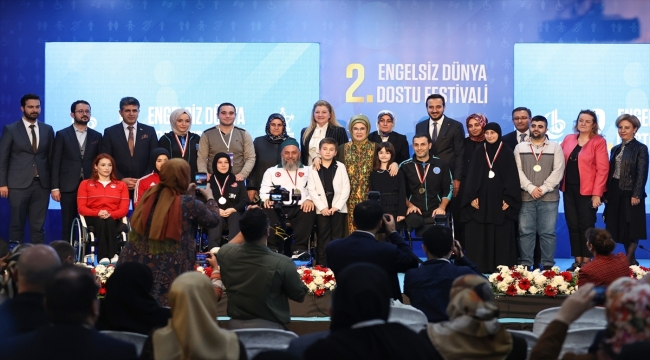 Emine Erdoğan, Engelsiz Dünya Dostu Festivali'nde konuştu