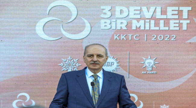 KKTC Cumhurbaşkanı Tatar, AK Partili Kurtulmuş ve Yeni Azerbaycan Partili Budagov'u kabul etti 