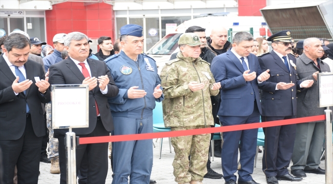 Malatya'da trafik kazasında şehit olan komiser yardımcısı için tören düzenlendi