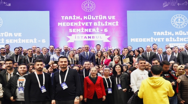 Milli Eğitim Bakanı Özer, "Tarih, Kültür ve Medeniyet Bilinci Semineri"nde konuştu