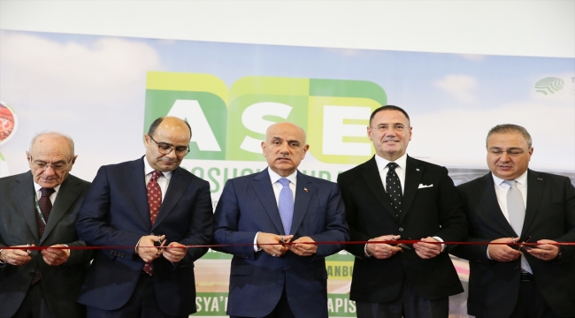 Tarım ve Orman Bakanı Kirişci, AgroShow Eurasia Fuarı'nın açılışında konuştu