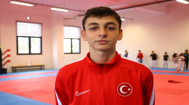 Tekvandoda Avrupa üçüncüsü milli sporcu Yiğit Ali Akkoç hedef büyüttü: