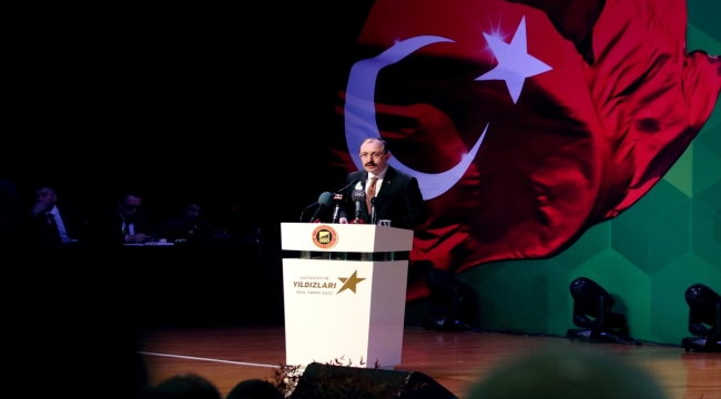 Ticaret Bakanı Muş, Gaziantep'in Yıldızları Ödül Töreni'nde konuştu